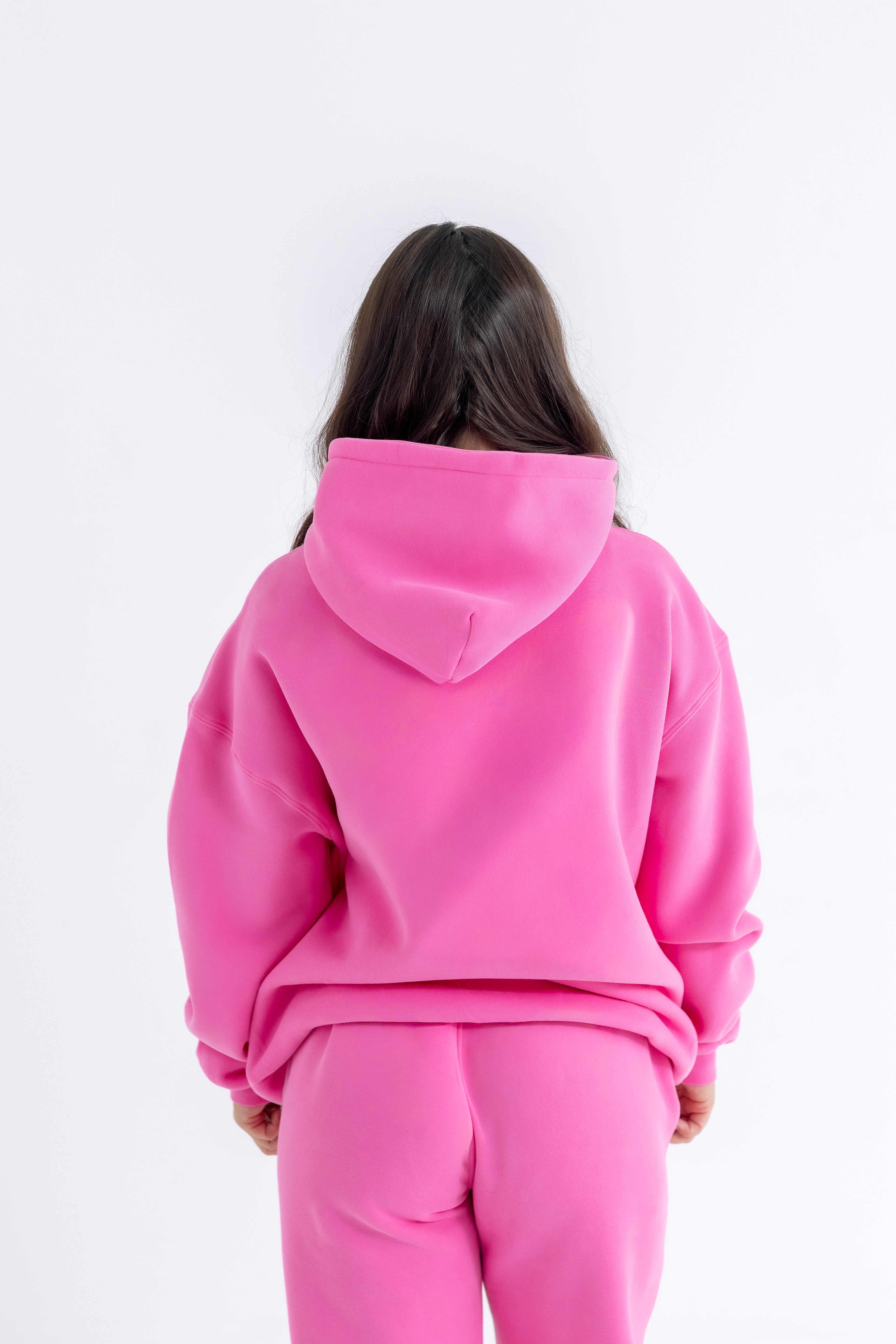 Rosewater Relaxed-Fit Cozy Hoodie-Solid Essentials Collection